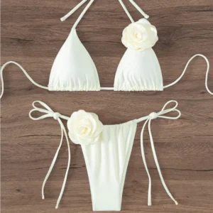 Le Rosalinda - Bikini Brésilien Fleur 3D | Sinaleya
